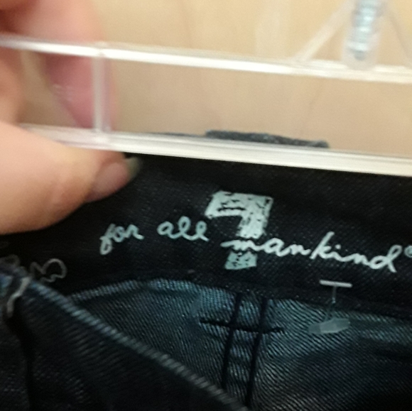 Seven 7 Dark Wash Organic Denim High Rise Jeans 26 - Picture 7 of 15